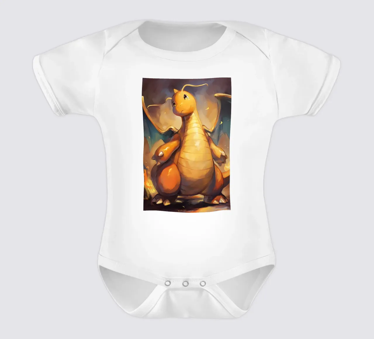 Dragonite body neonato maniche corte da CreativeStudio