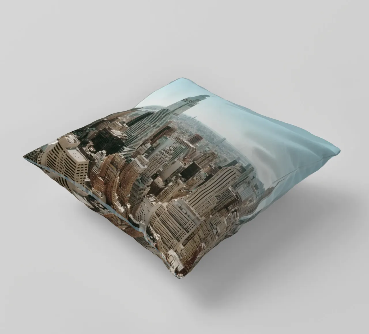 Manhattan Skyline View cuscino da thetraveller