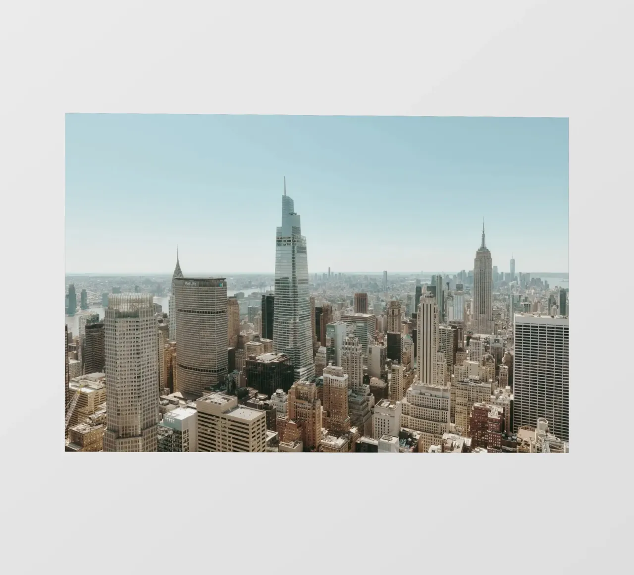 Manhattan Skyline View telo in pvc da thetraveller