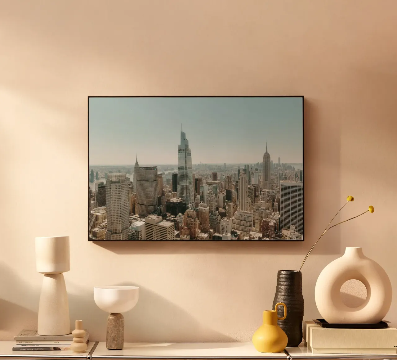Manhattan Skyline View alluminio dibond da thetraveller