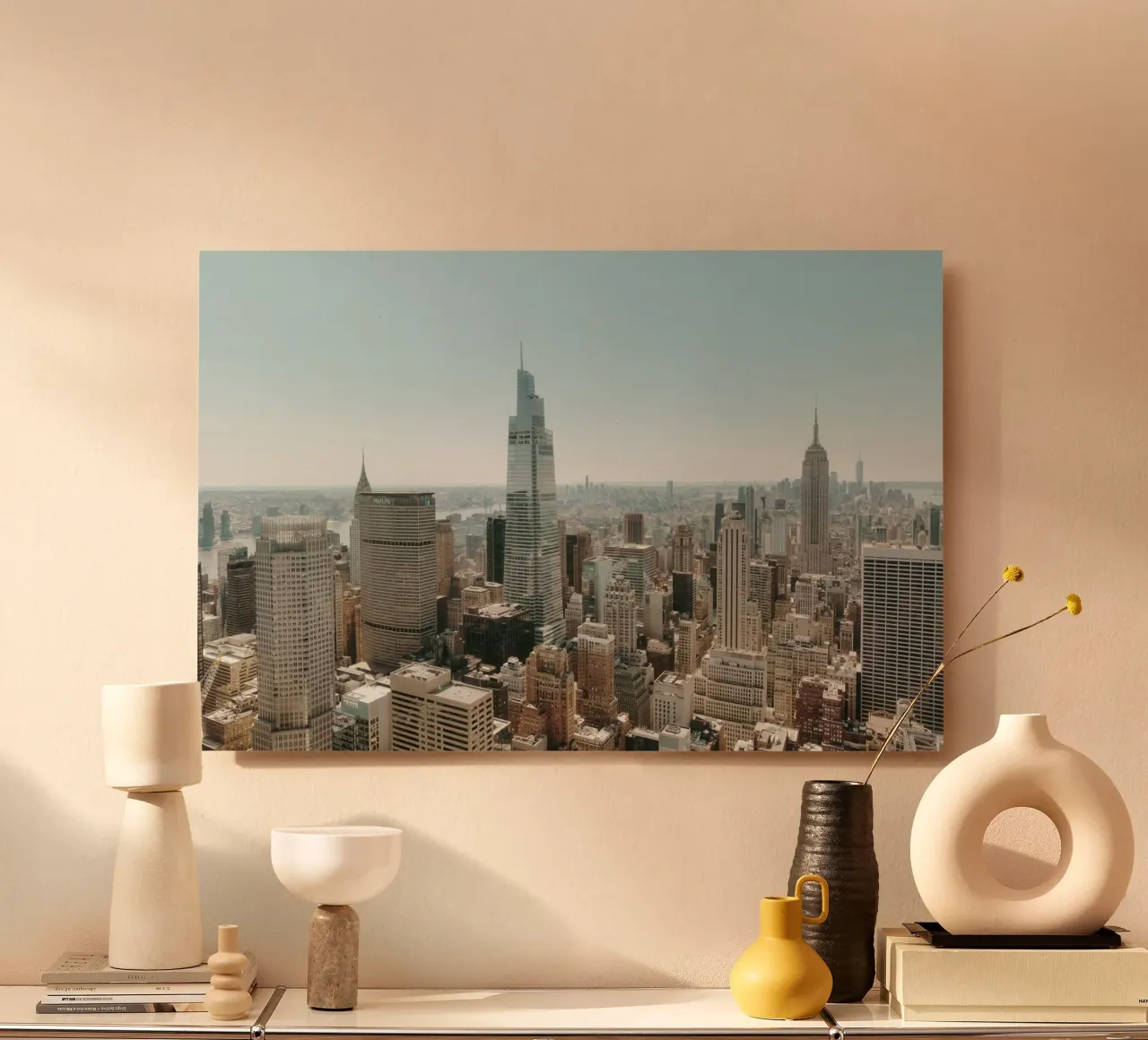Manhattan Skyline View alluminio dibond da thetraveller