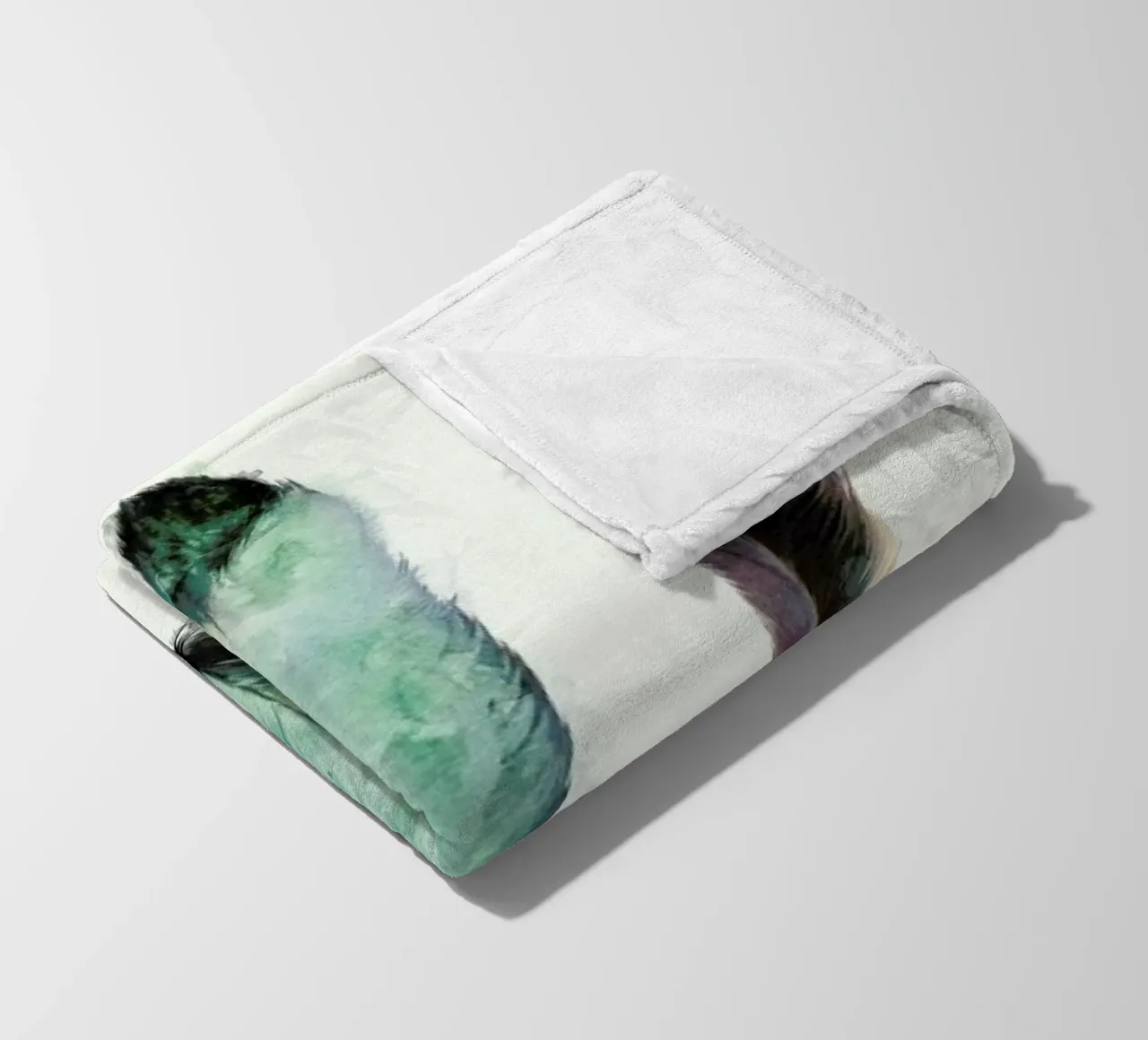 Feathers Fleecedecke von Amy Hamilton