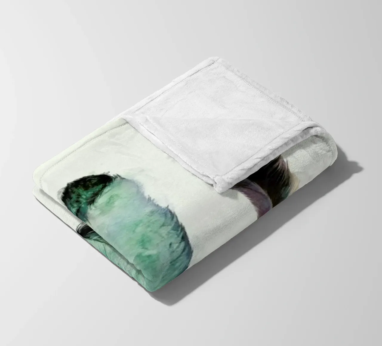 Feathers Fleecedecke von Amy Hamilton