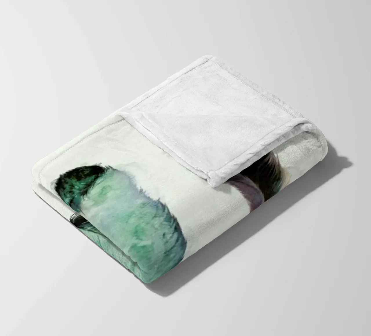 Feathers Fleecedecke von Amy Hamilton