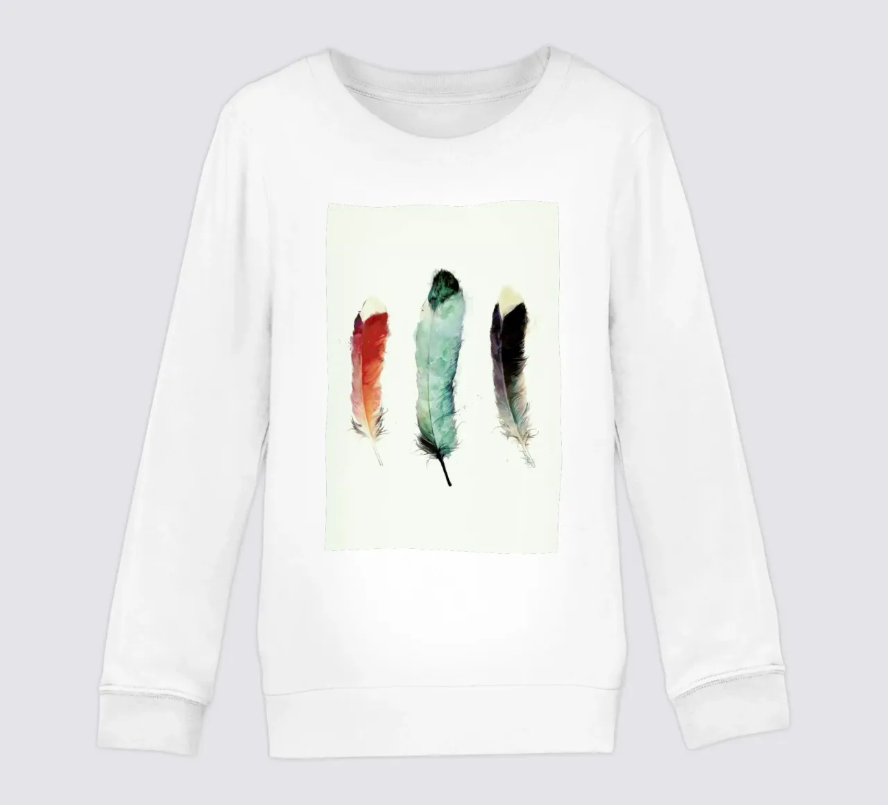 Feathers felpa bambino da Amy Hamilton