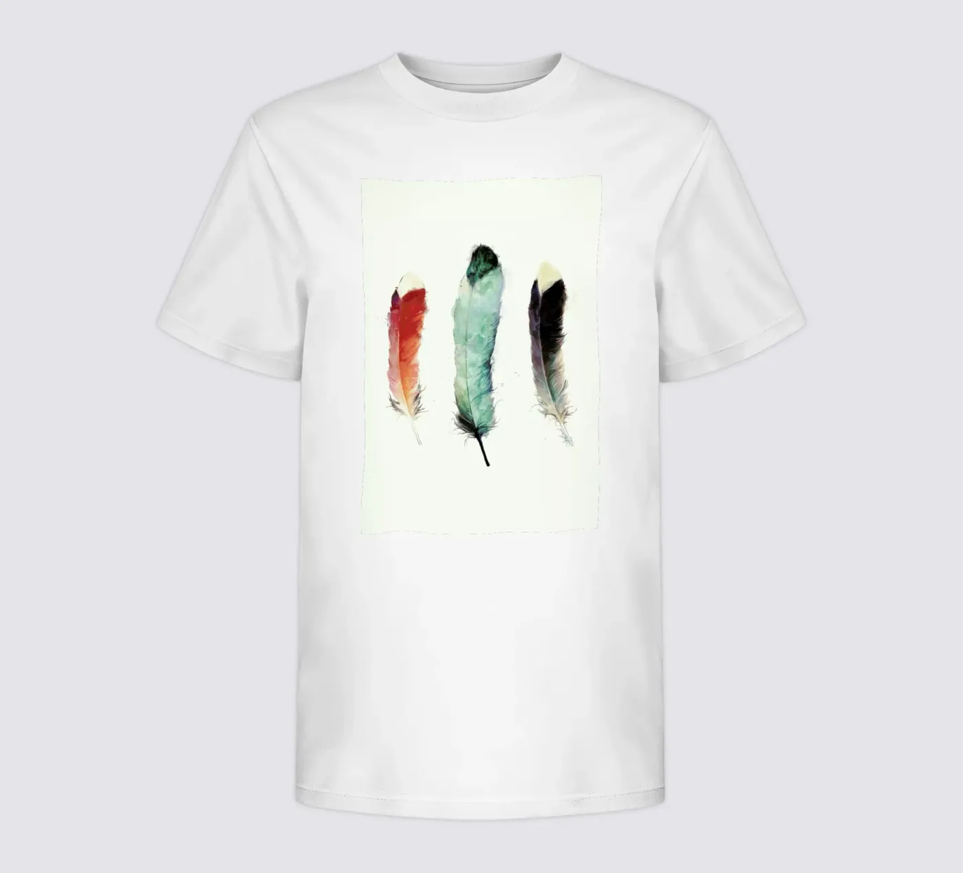 Feathers kinder t-shirt van Amy Hamilton