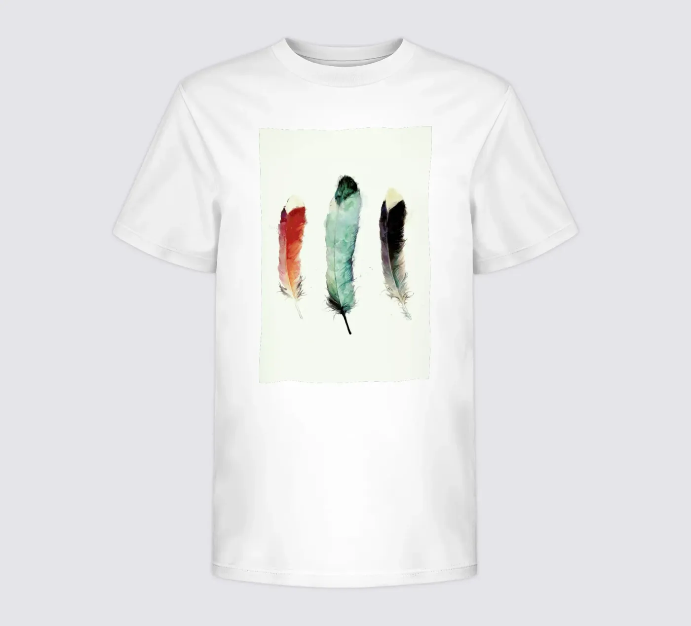 Feathers kinder t-shirt van Amy Hamilton