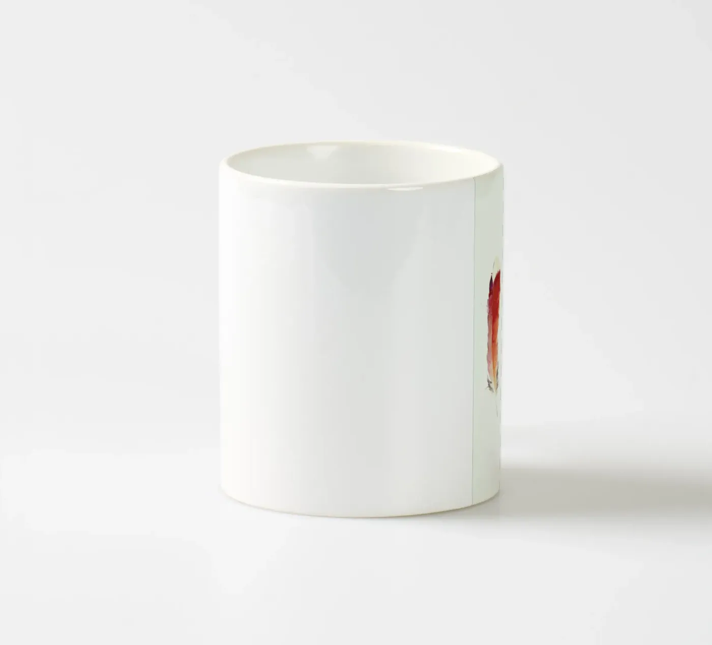 Feathers ceramic mug by Amy Hamilton