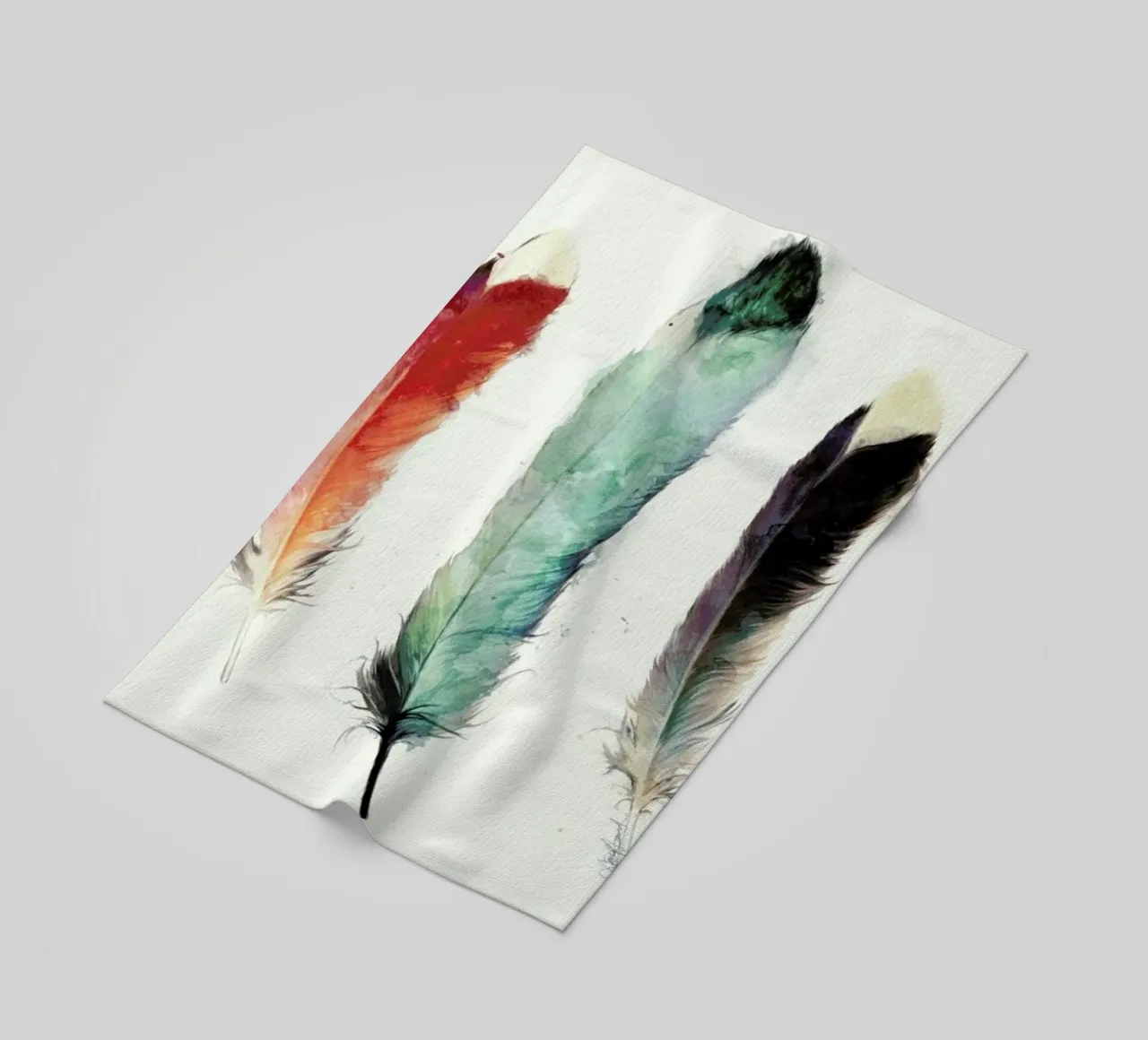 Feathers telo mare da Amy Hamilton