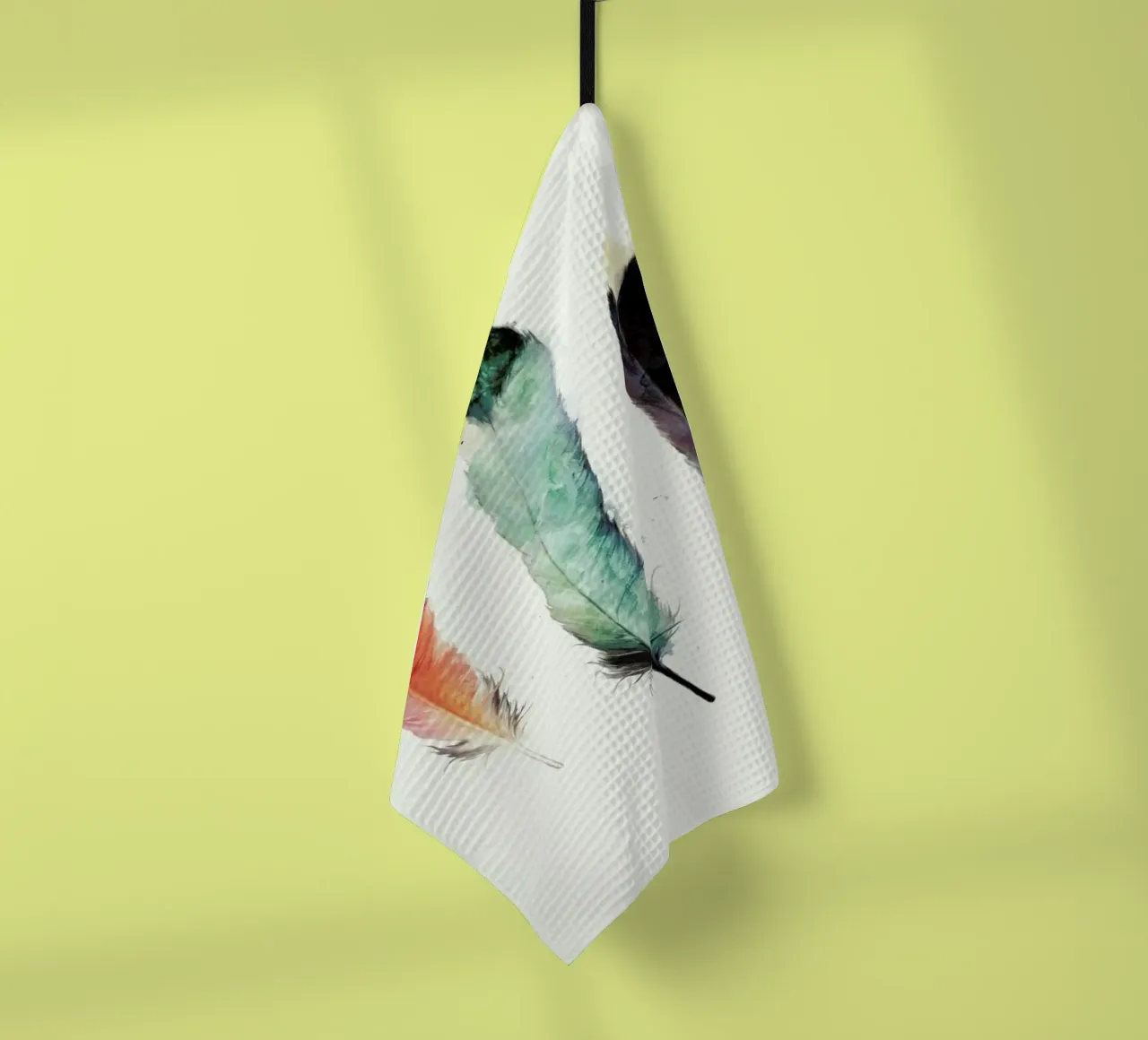 Feathers canovaccio da cucina da Amy Hamilton