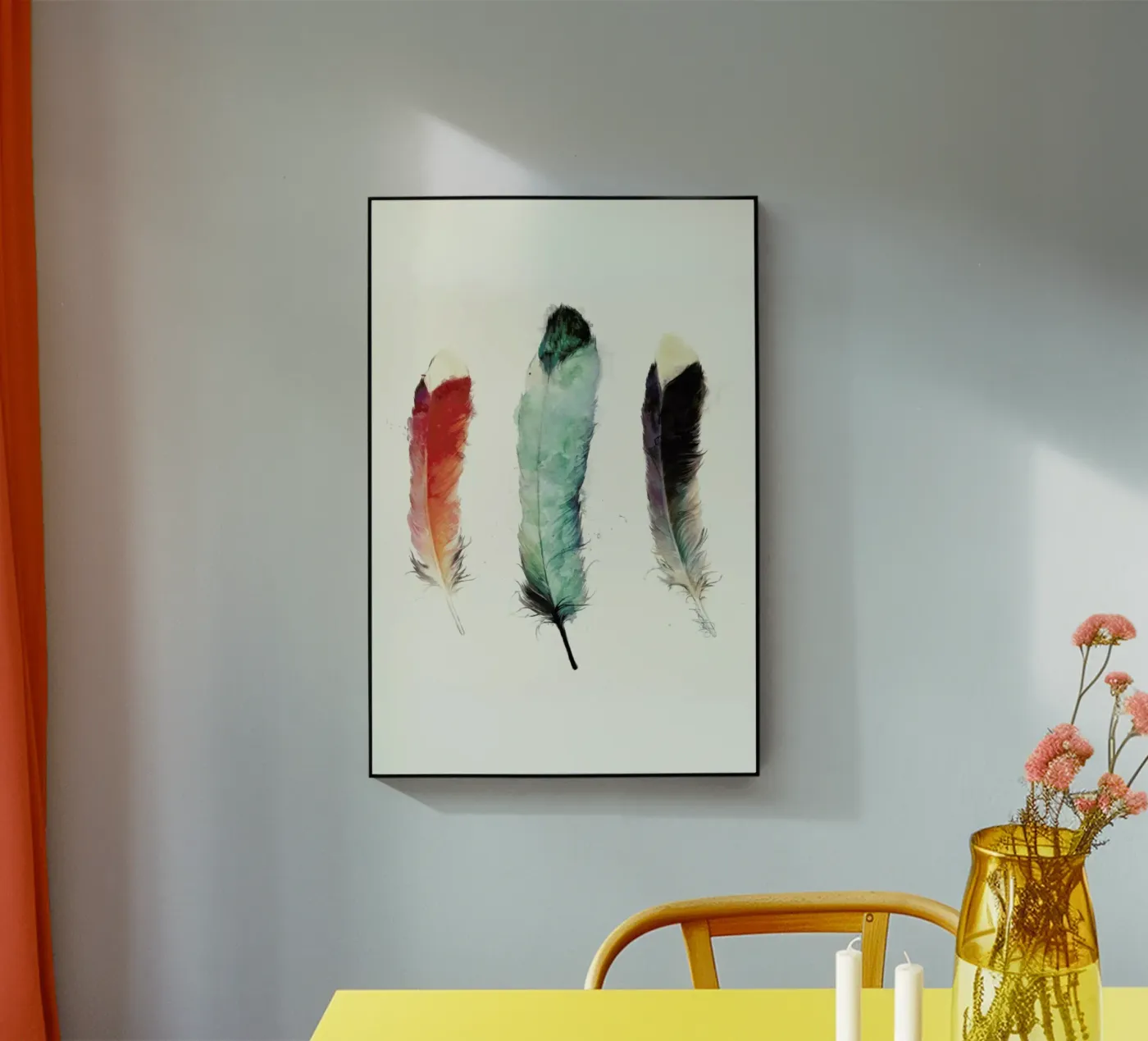 Feathers plexiglass da Amy Hamilton