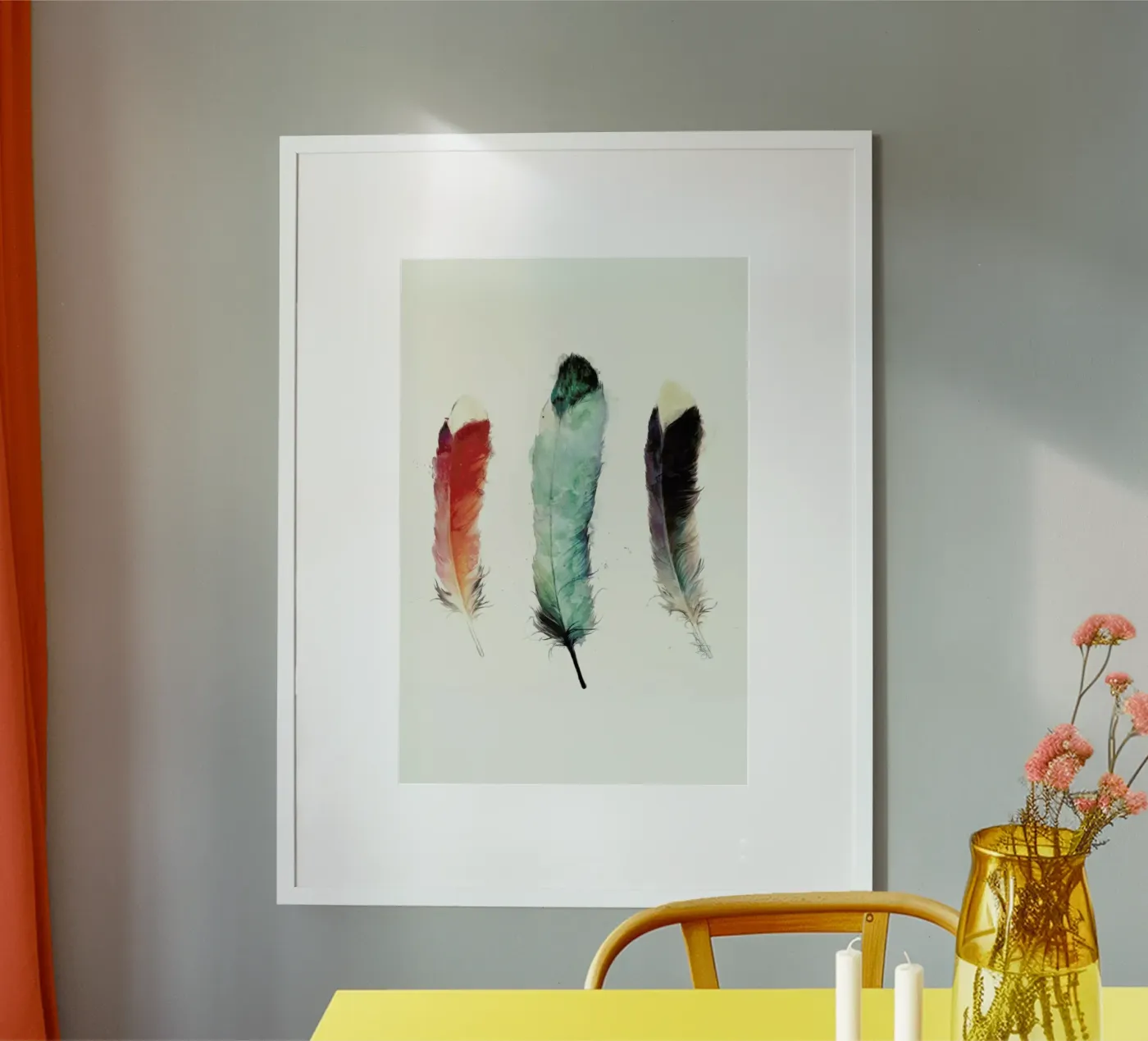 Feathers poster by Amy Hamilton