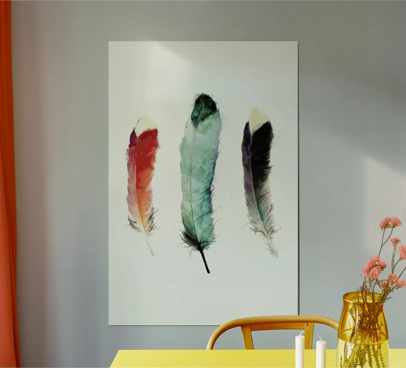 Feathers poster by Amy Hamilton