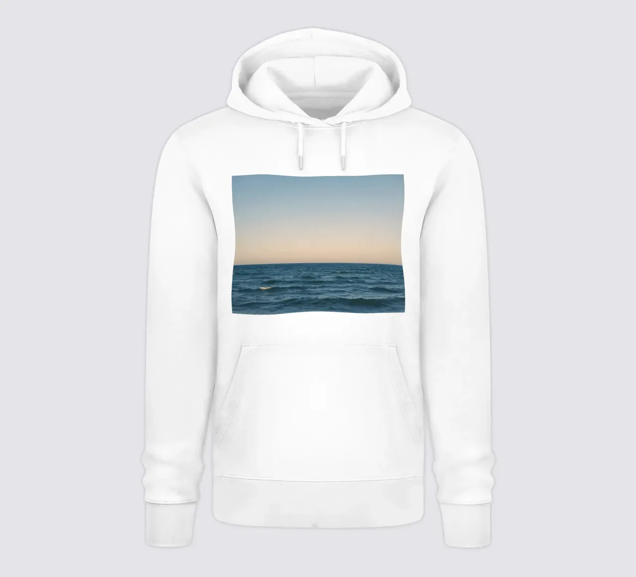 Mare calmo in Danimarca felpa con cappuccio da thetraveller