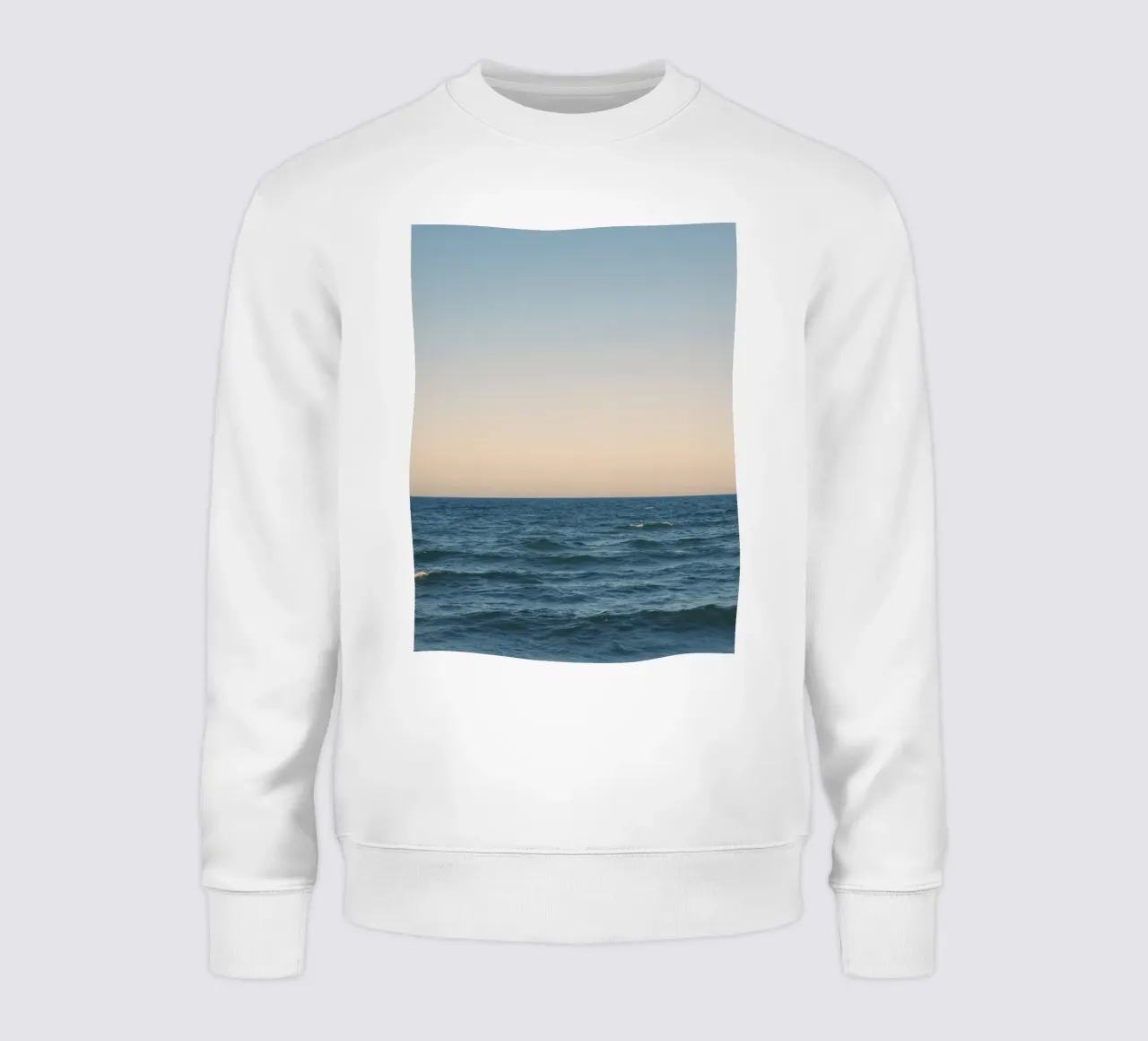 Mare calmo in Danimarca felpa da thetraveller