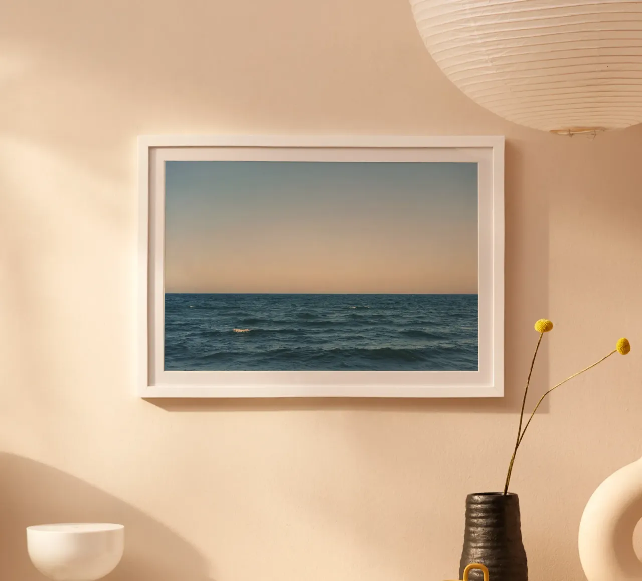Mare calmo in Danimarca carta hahnemühle da thetraveller