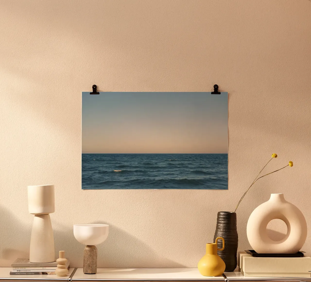 Mare calmo in Danimarca carta hahnemühle da thetraveller