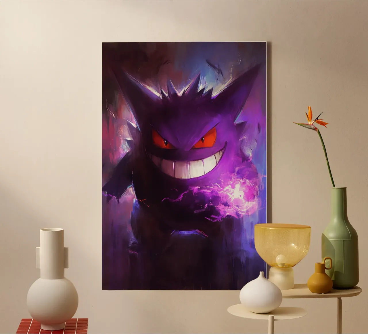 Gengar tela con Cornice a cassetta da CreativeStudio