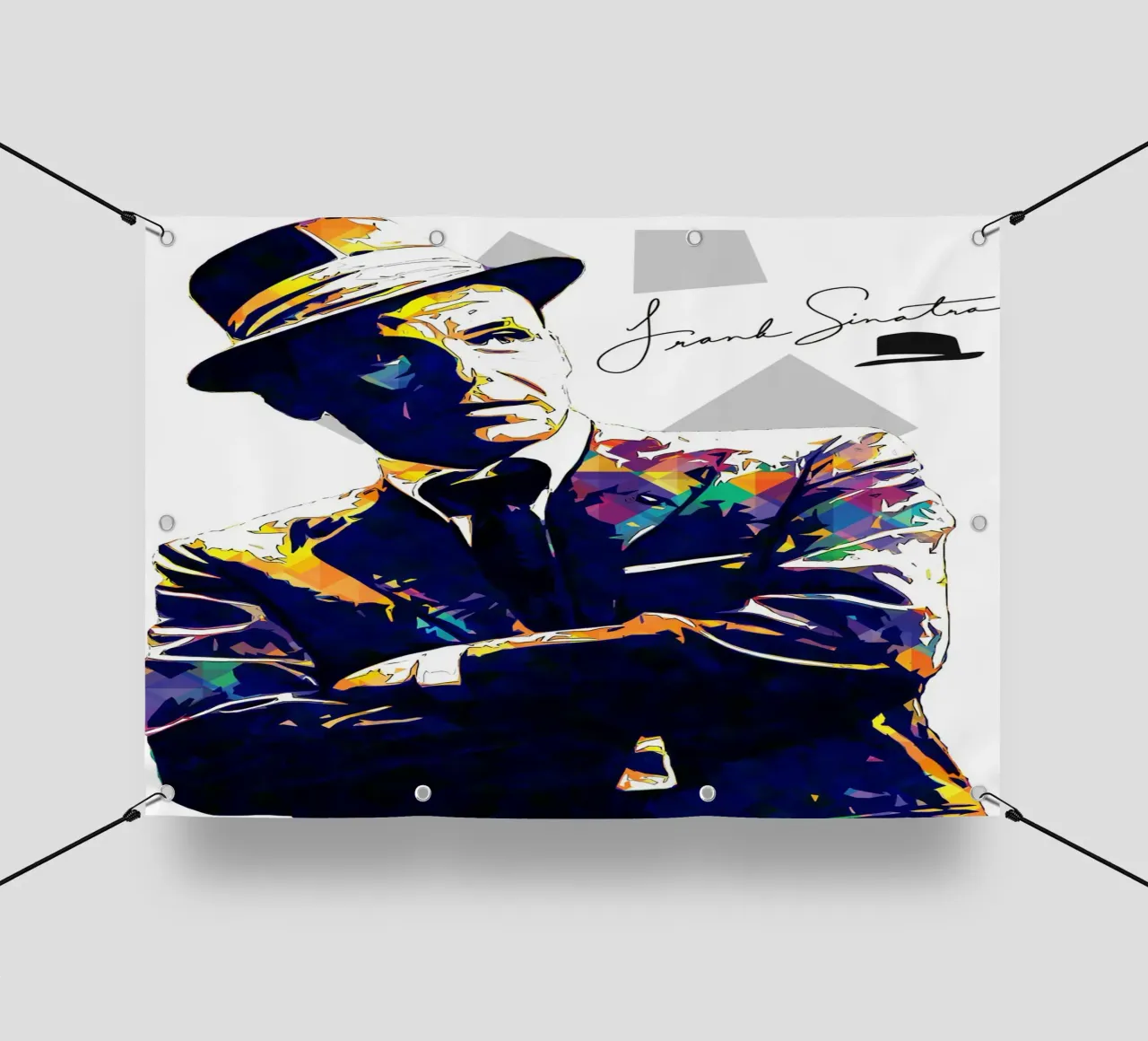 Die Kunst des Sinatra PVC Plane von neonartroom