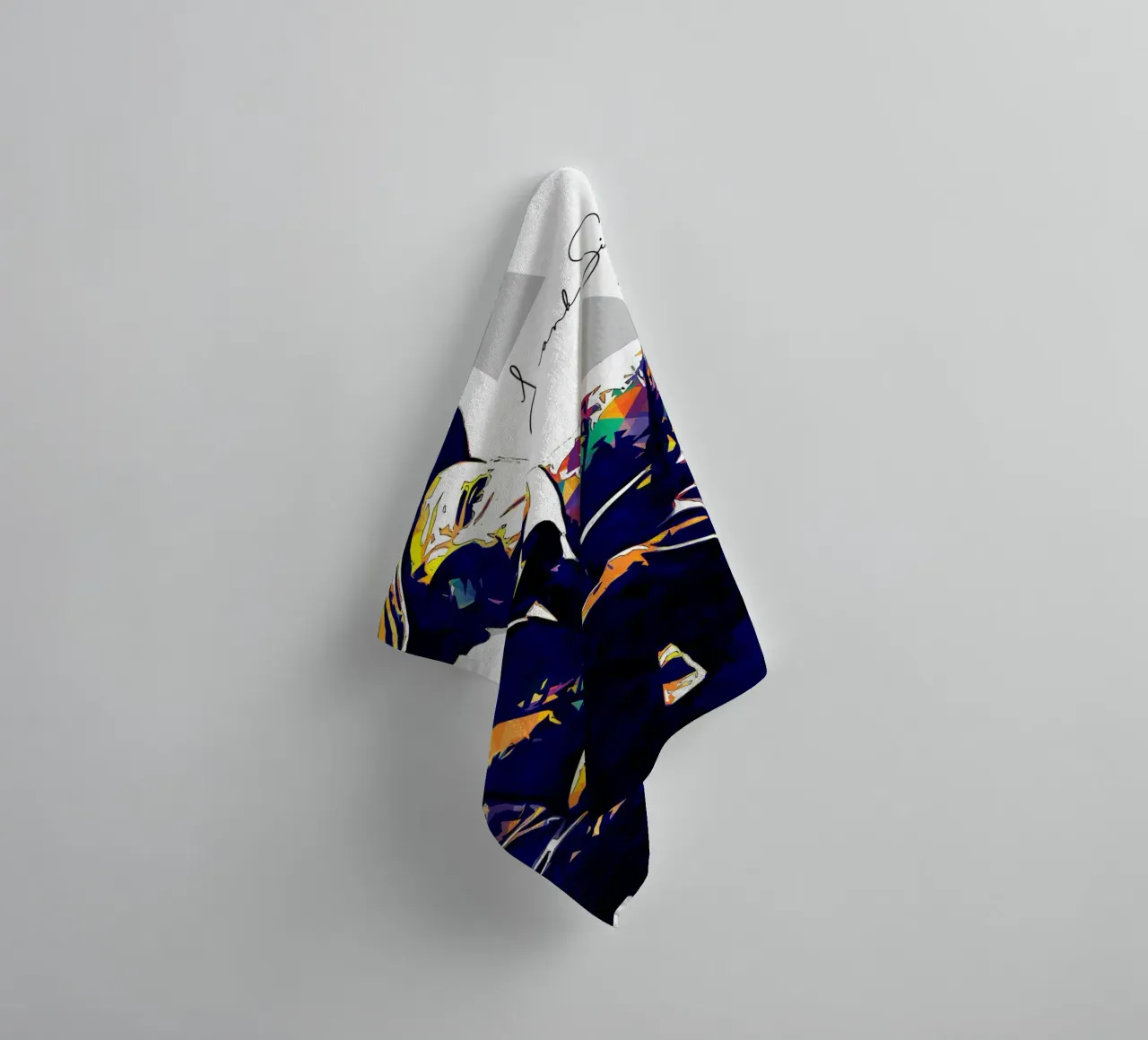 Art of Sinatra towel by neonartroom
