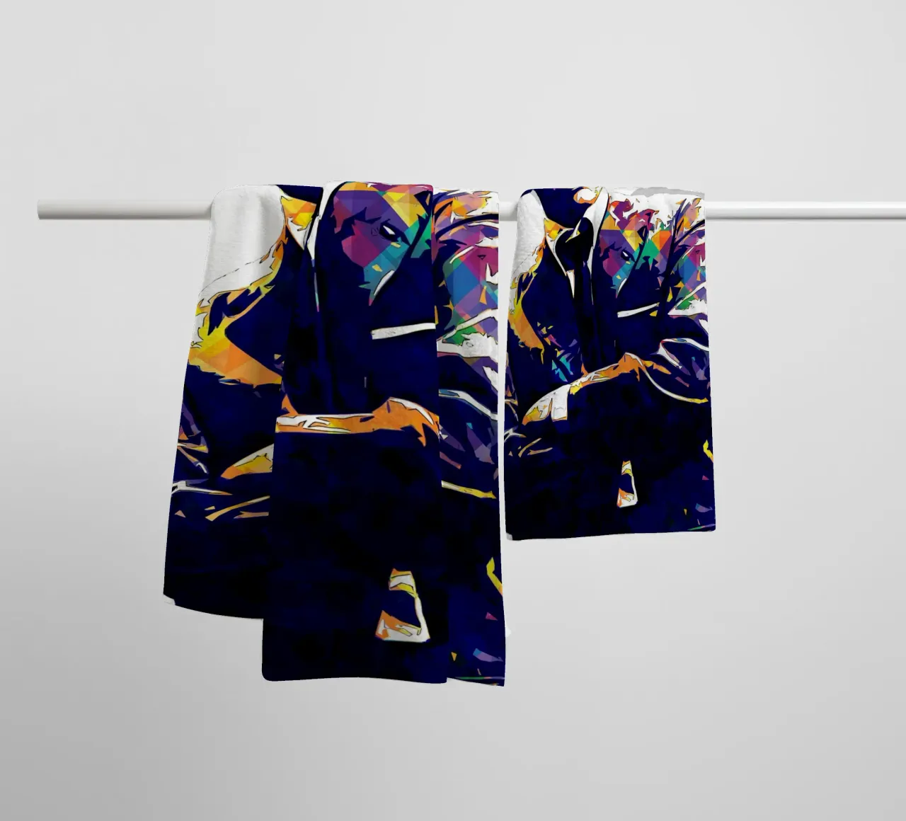 Art of Sinatra towel by neonartroom