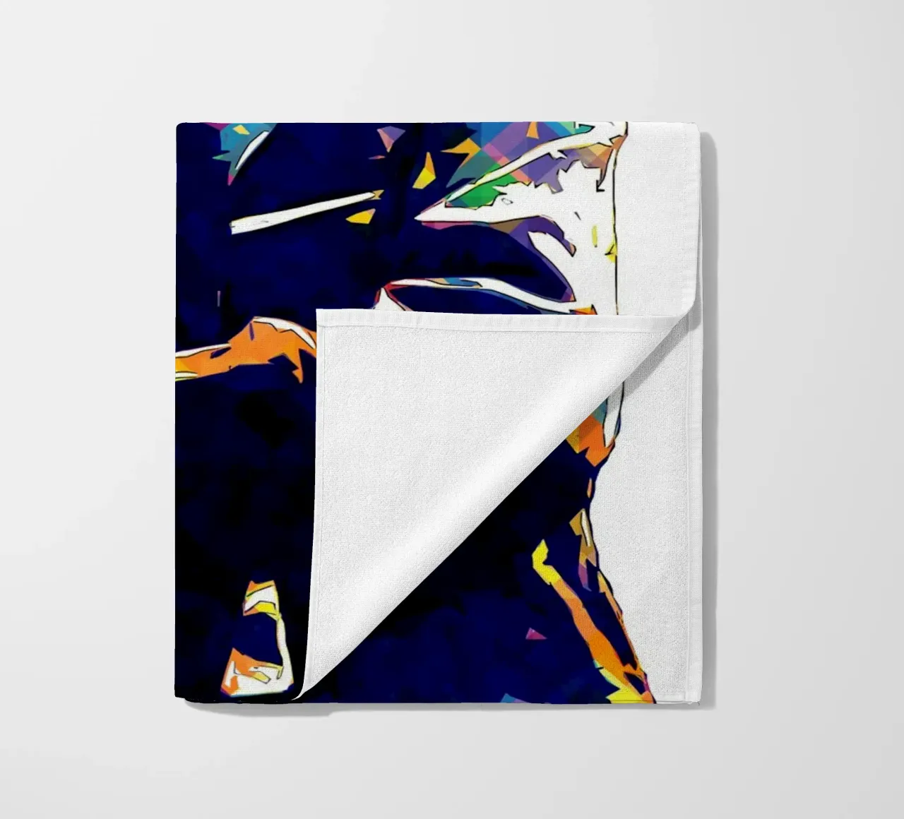 Art of Sinatra beach towel by neonartroom