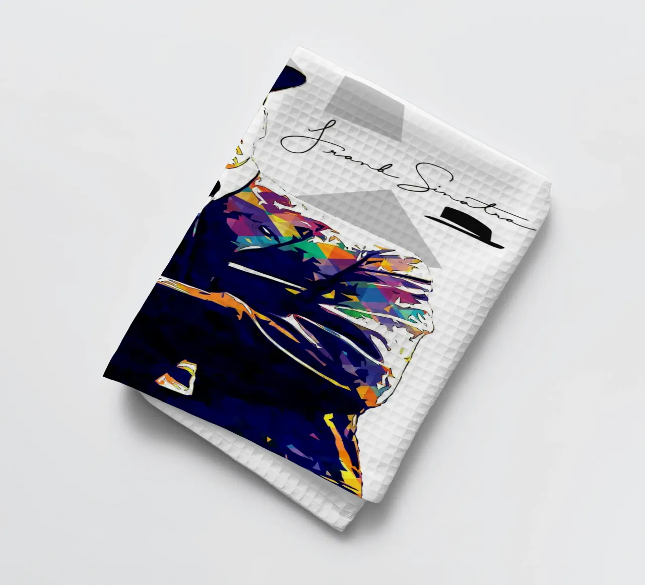Art of Sinatra tea towel by neonartroom