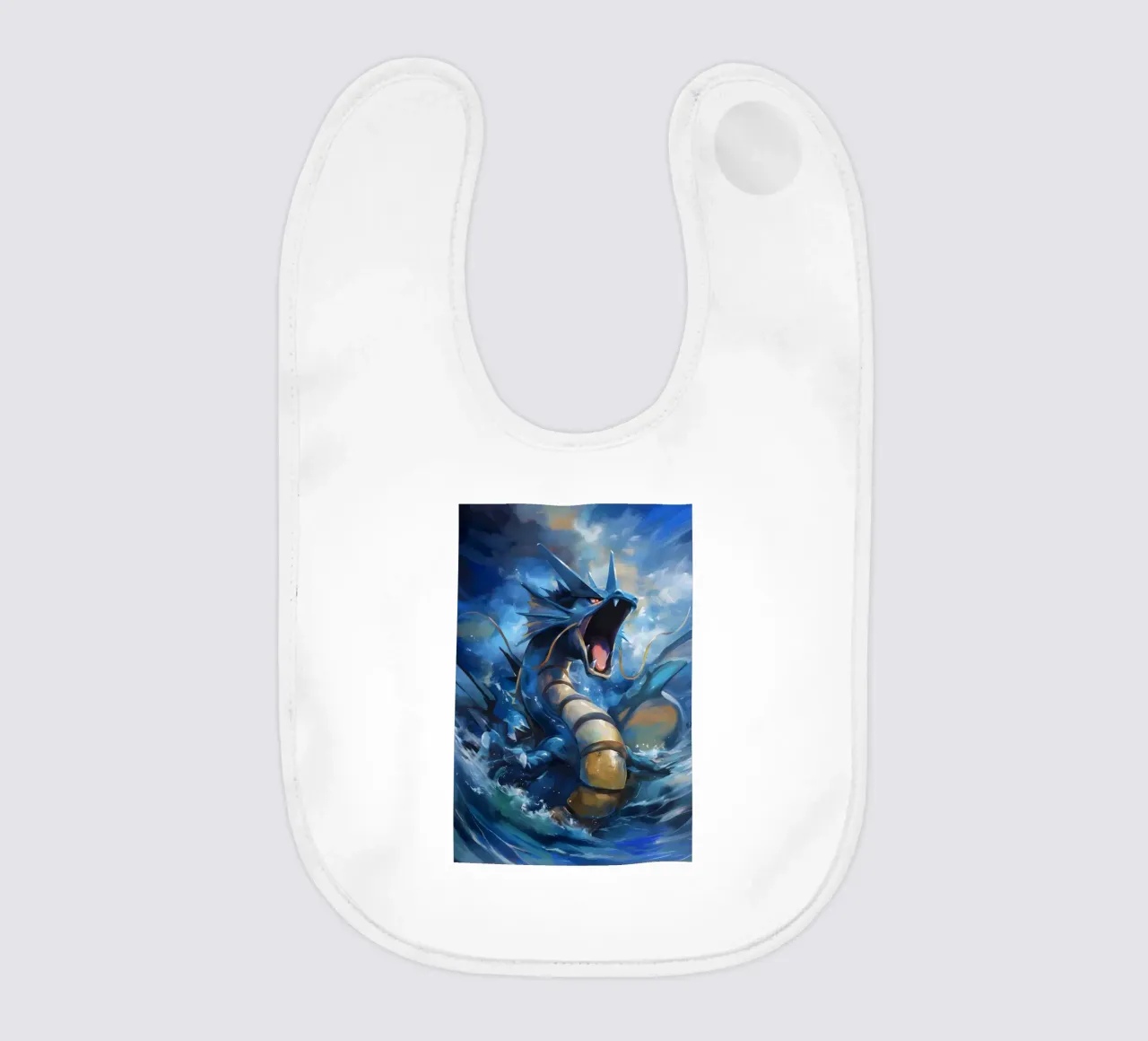 Gyarados baby bib by CreativeStudio