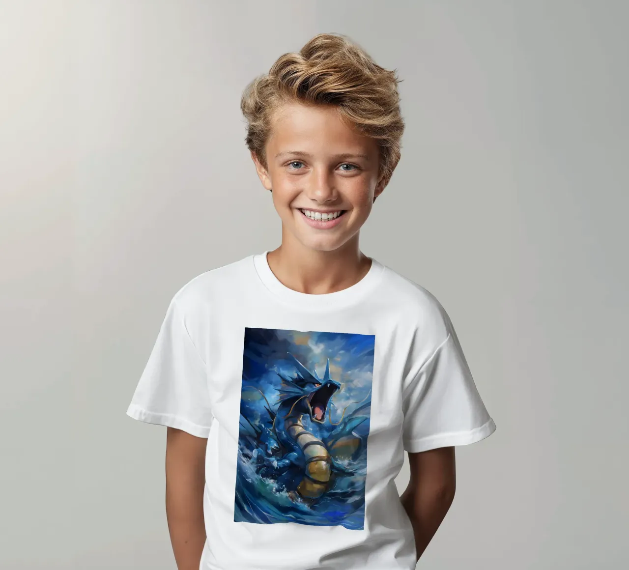 Gyarados kids t-shirt by CreativeStudio