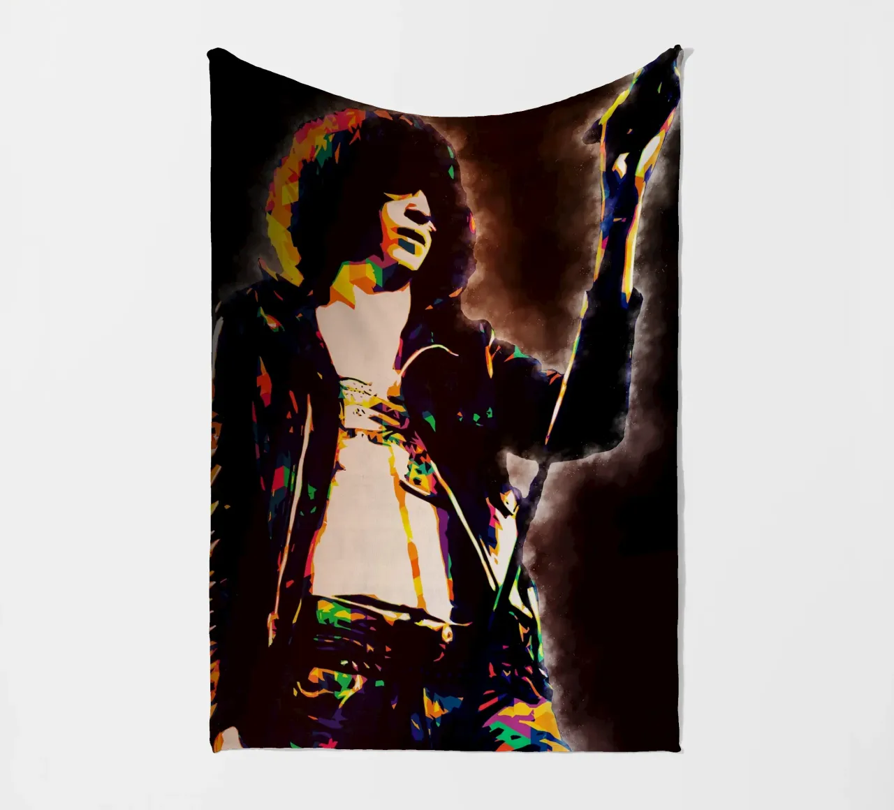 Arte di Joey Ramone coperta in pile da neonartroom
