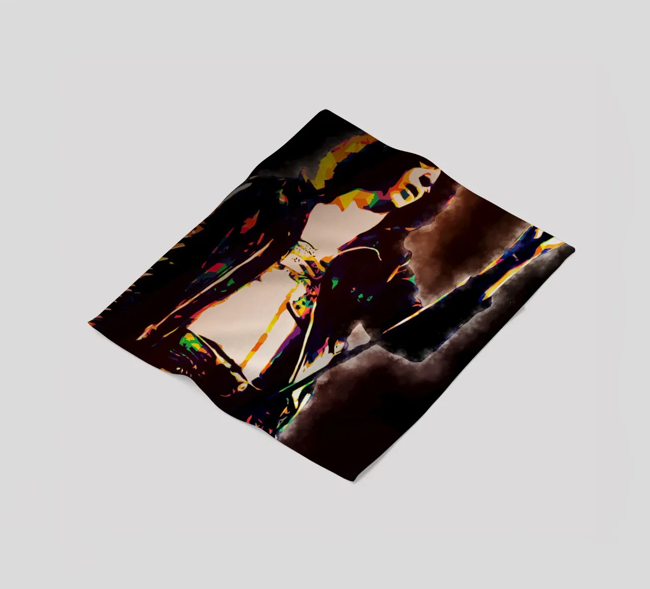 Arte di Joey Ramone coperta in pile da neonartroom