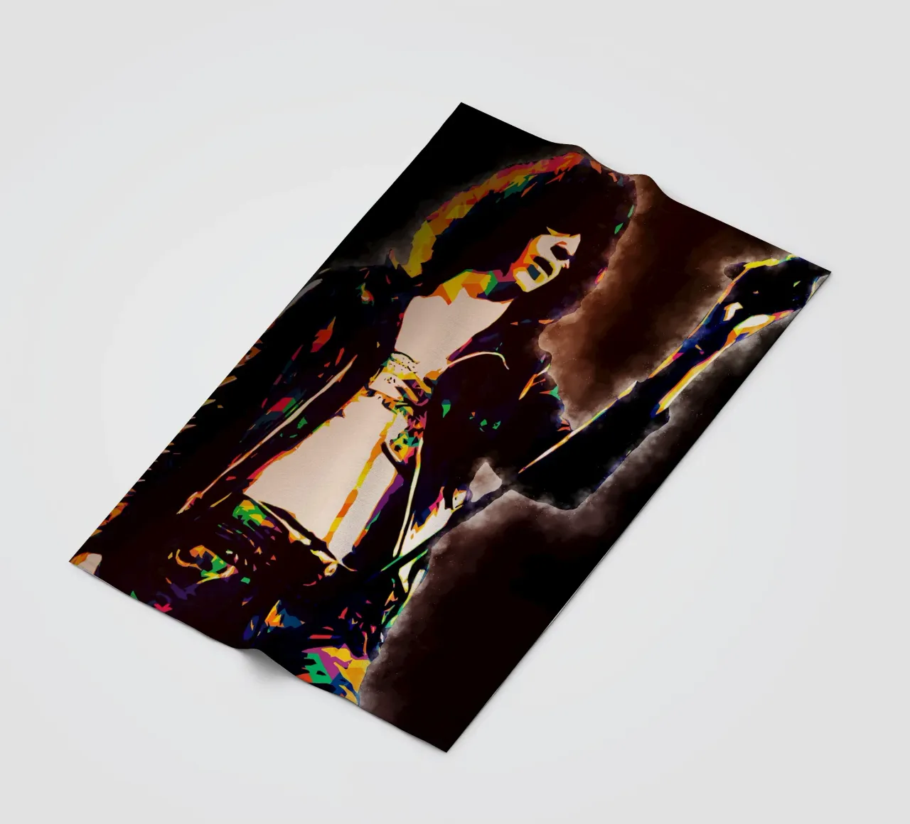Arte di Joey Ramone coperta in pile da neonartroom