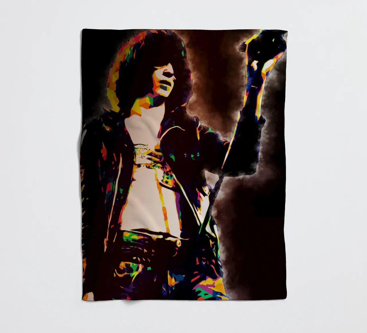 Arte di Joey Ramone coperta in pile da neonartroom