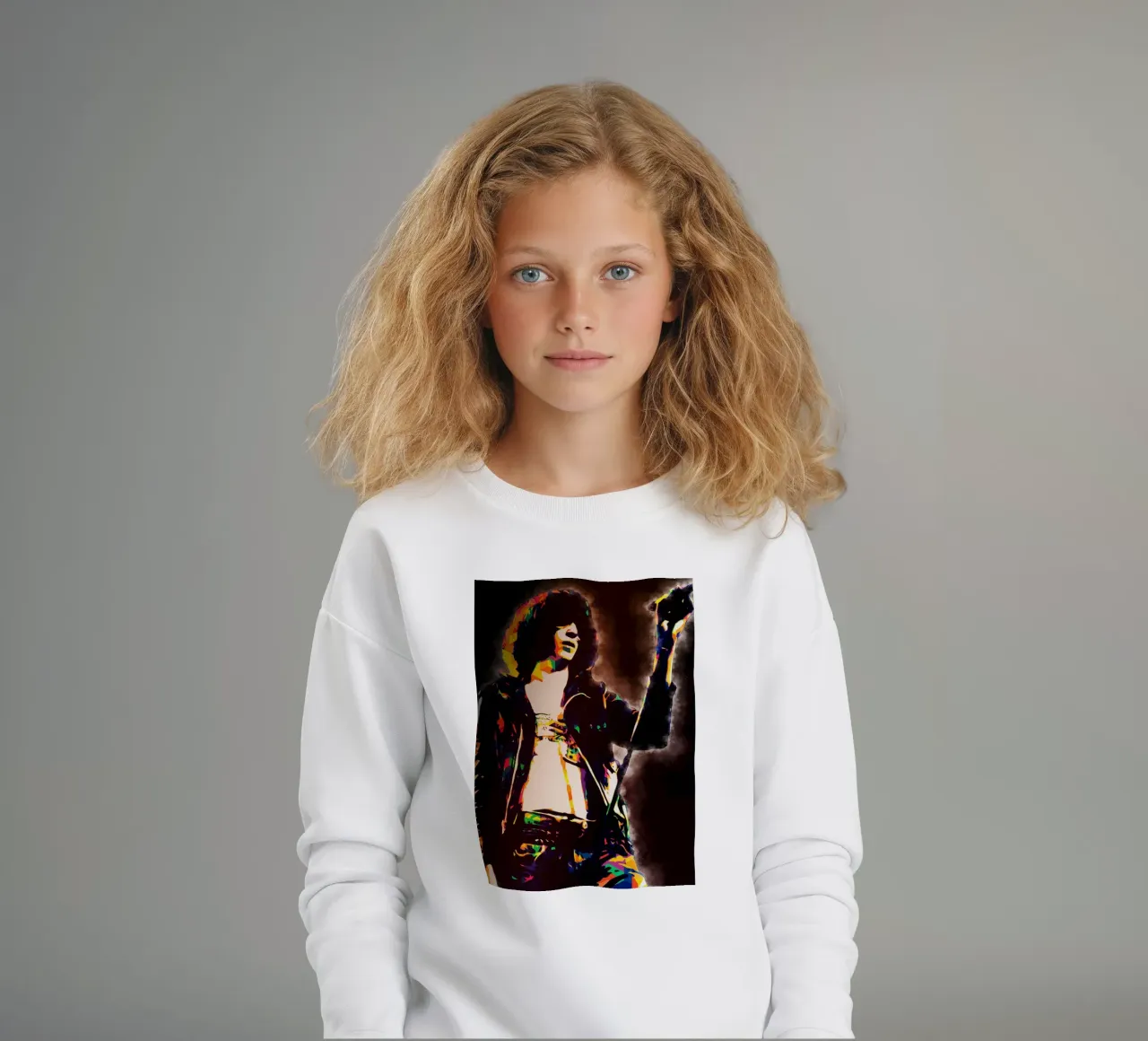 Arte di Joey Ramone felpa bambino da neonartroom