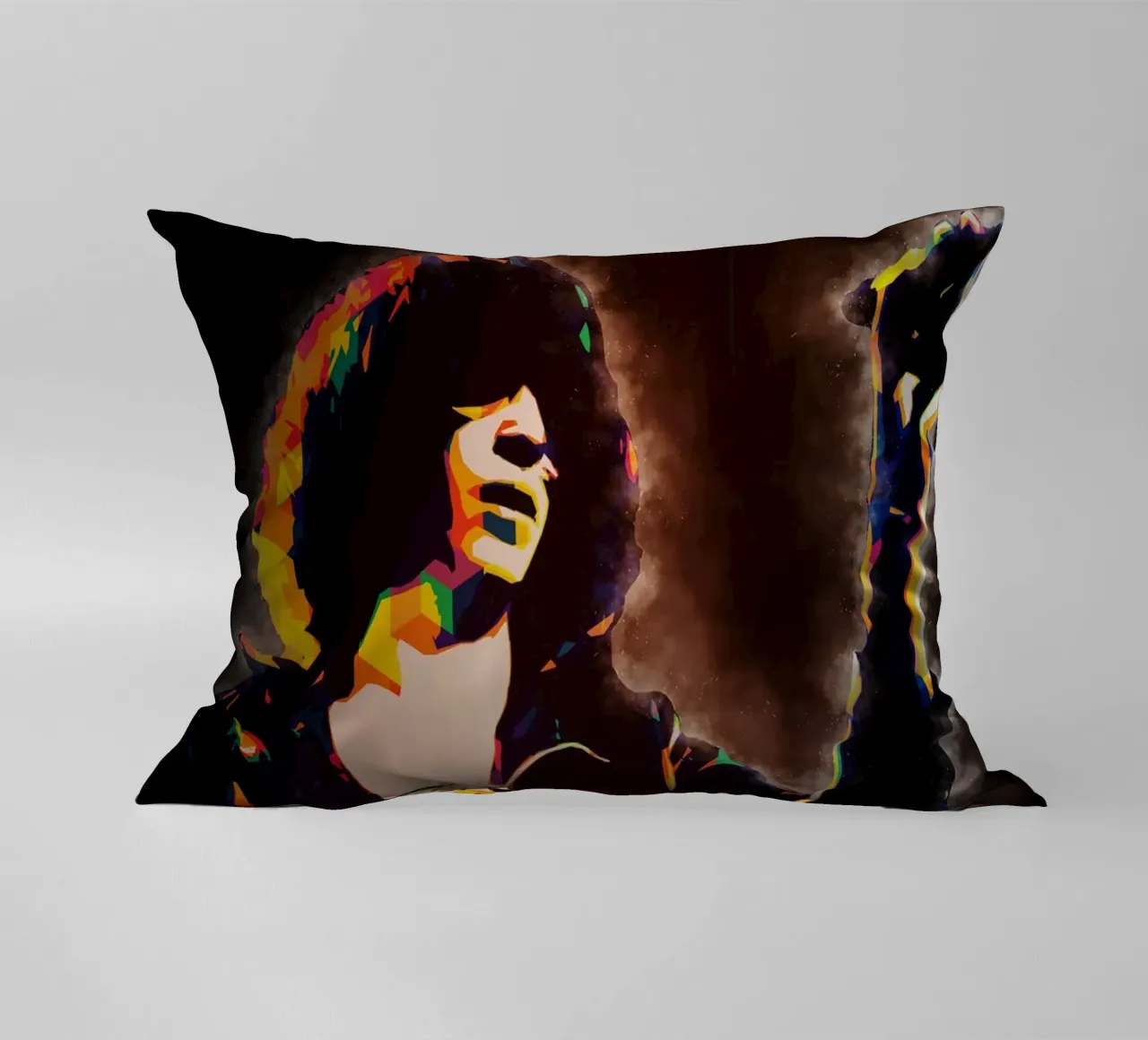 Arte di Joey Ramone cuscino da neonartroom