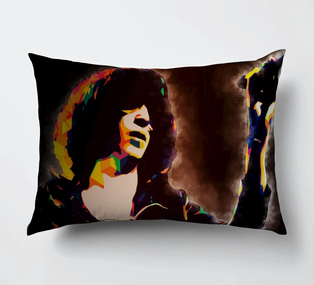 Arte di Joey Ramone cuscino da neonartroom