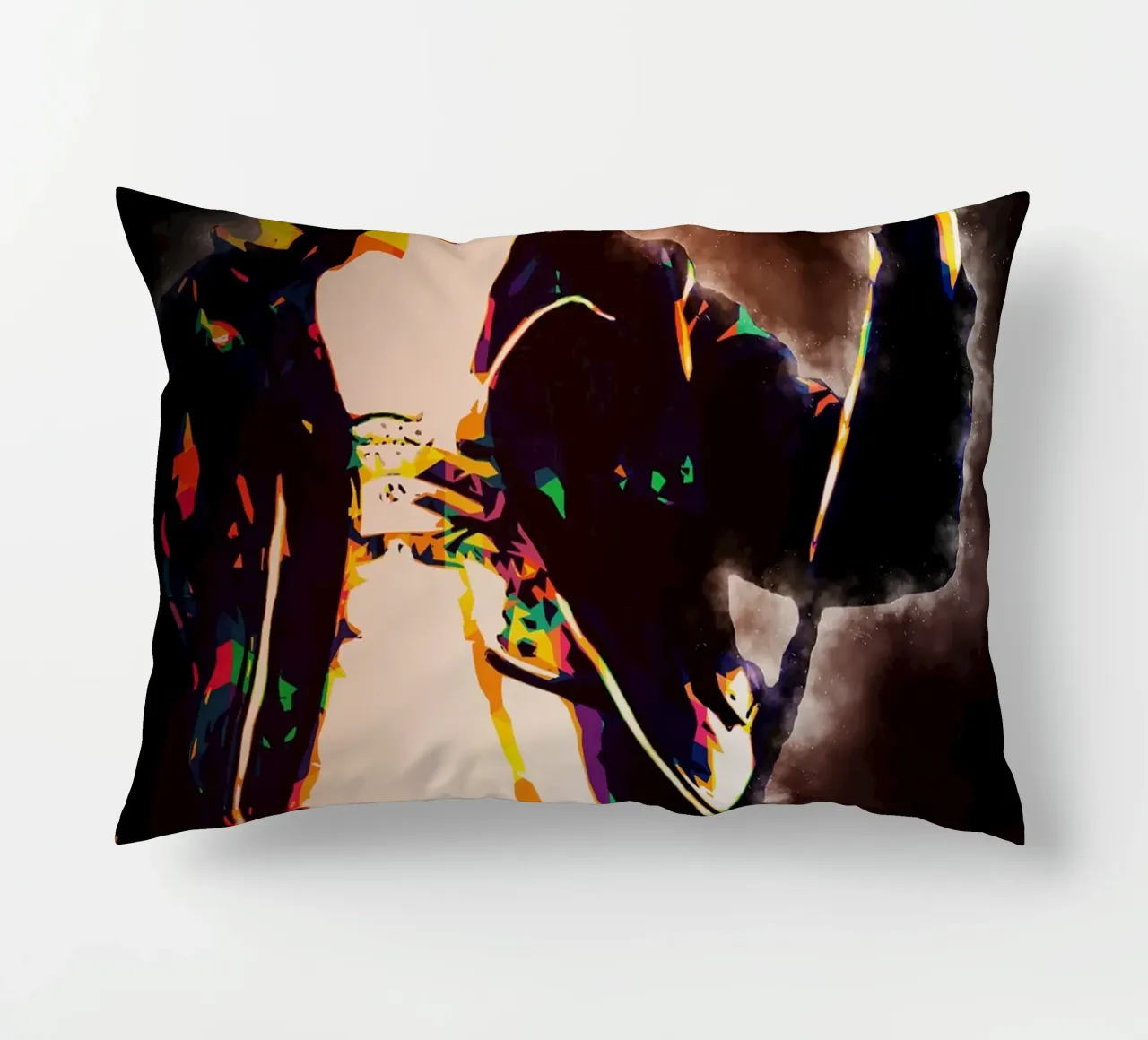 Arte di Joey Ramone cuscino da neonartroom
