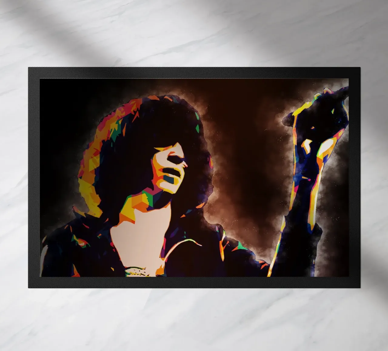 Arte di Joey Ramone zerbino da neonartroom