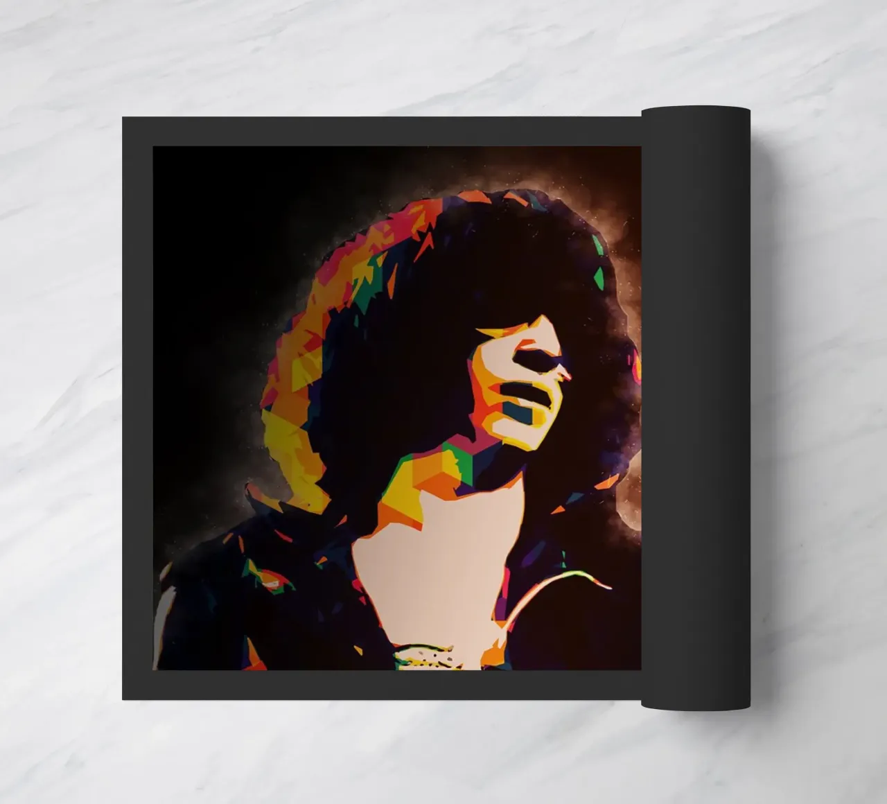 Arte di Joey Ramone zerbino da neonartroom