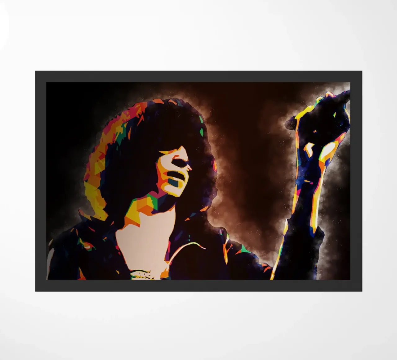 Arte di Joey Ramone zerbino da neonartroom