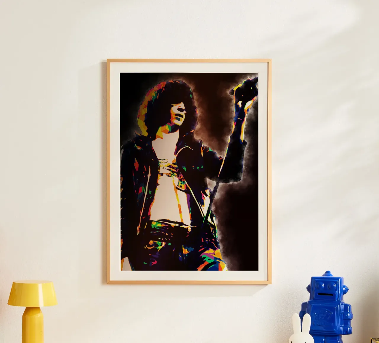 Arte di Joey Ramone carta hahnemühle da neonartroom
