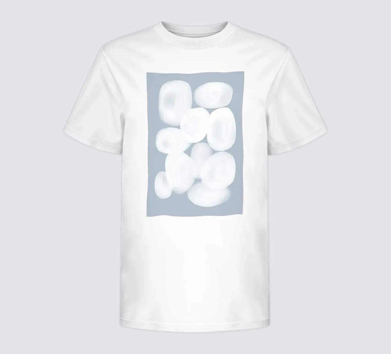 Forme organiche bianche e morbide t-shirt bambini da Melloi Art Print