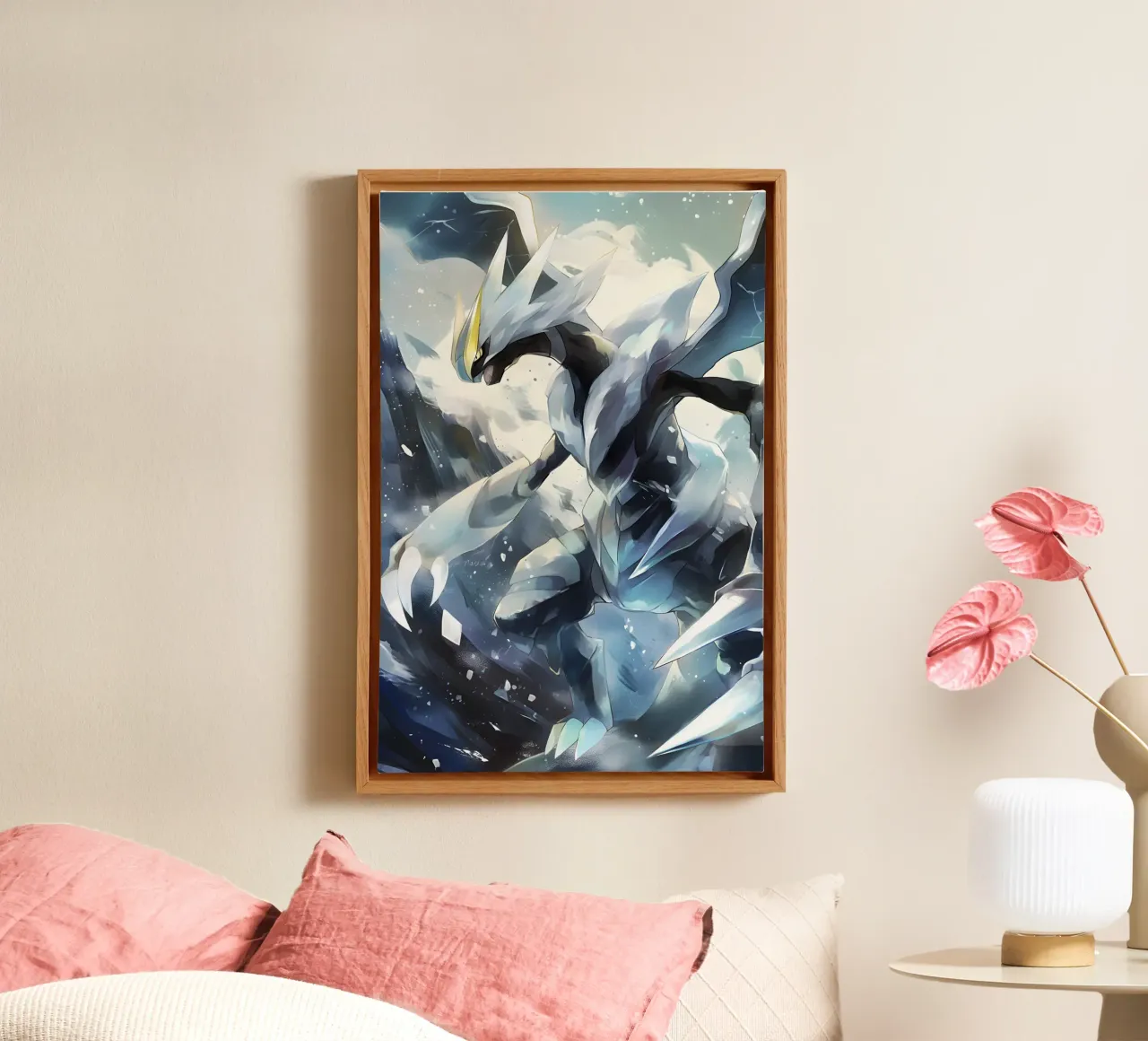 Kyurem canvas with Floater frame by CreativeStudio