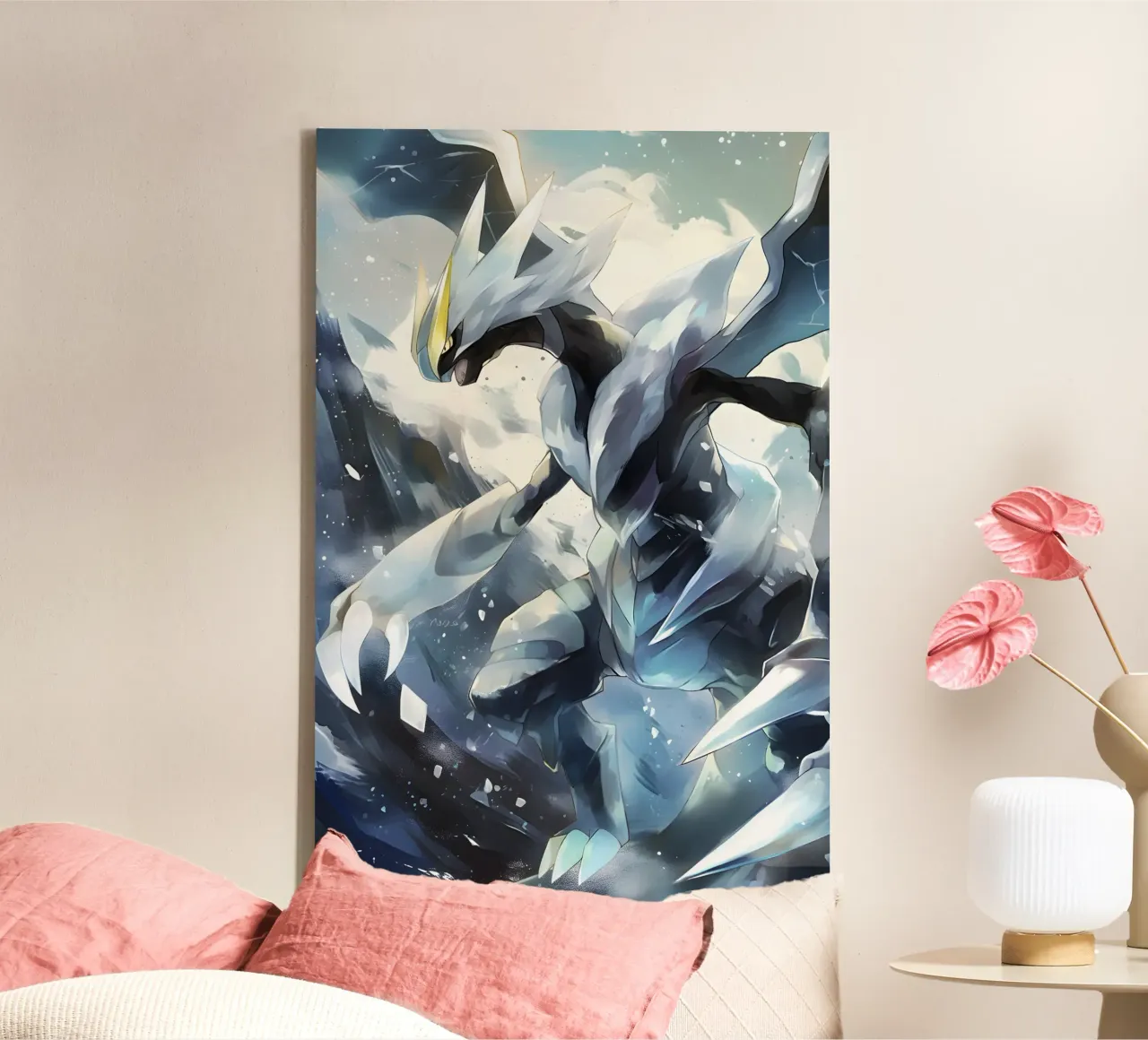 Kyurem canvas with Floater frame by CreativeStudio
