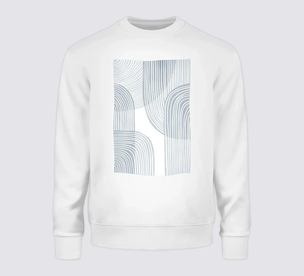 Linee monocromatiche minimaliste felpa da Melloi Art Print