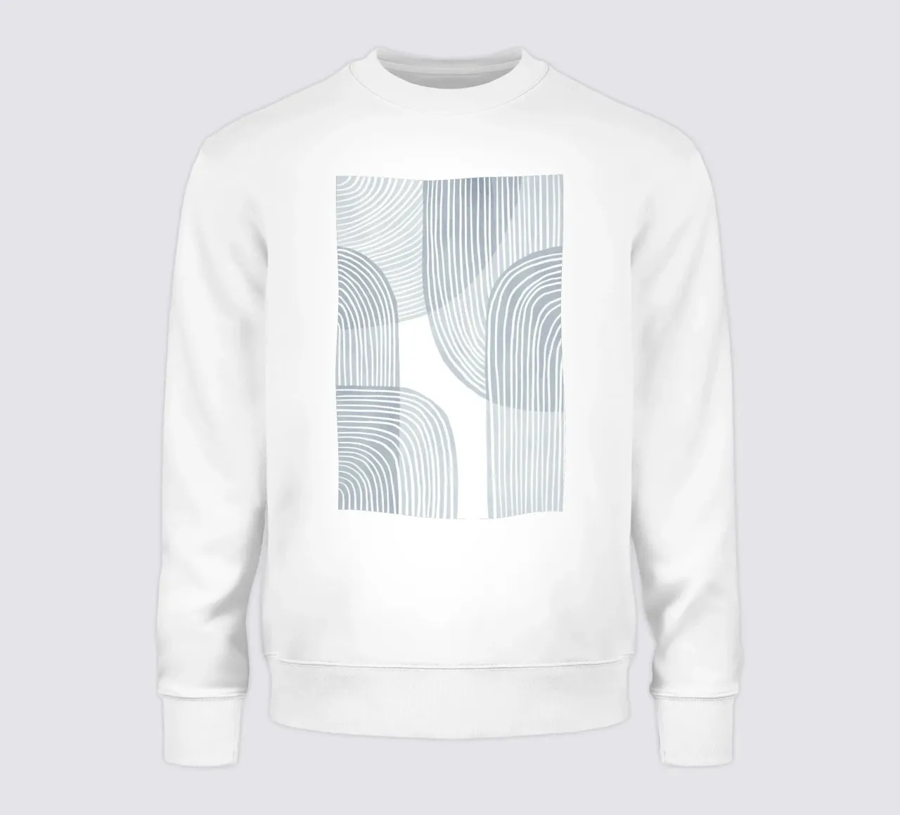 Linee monocromatiche minimaliste felpa da Melloi Art Print