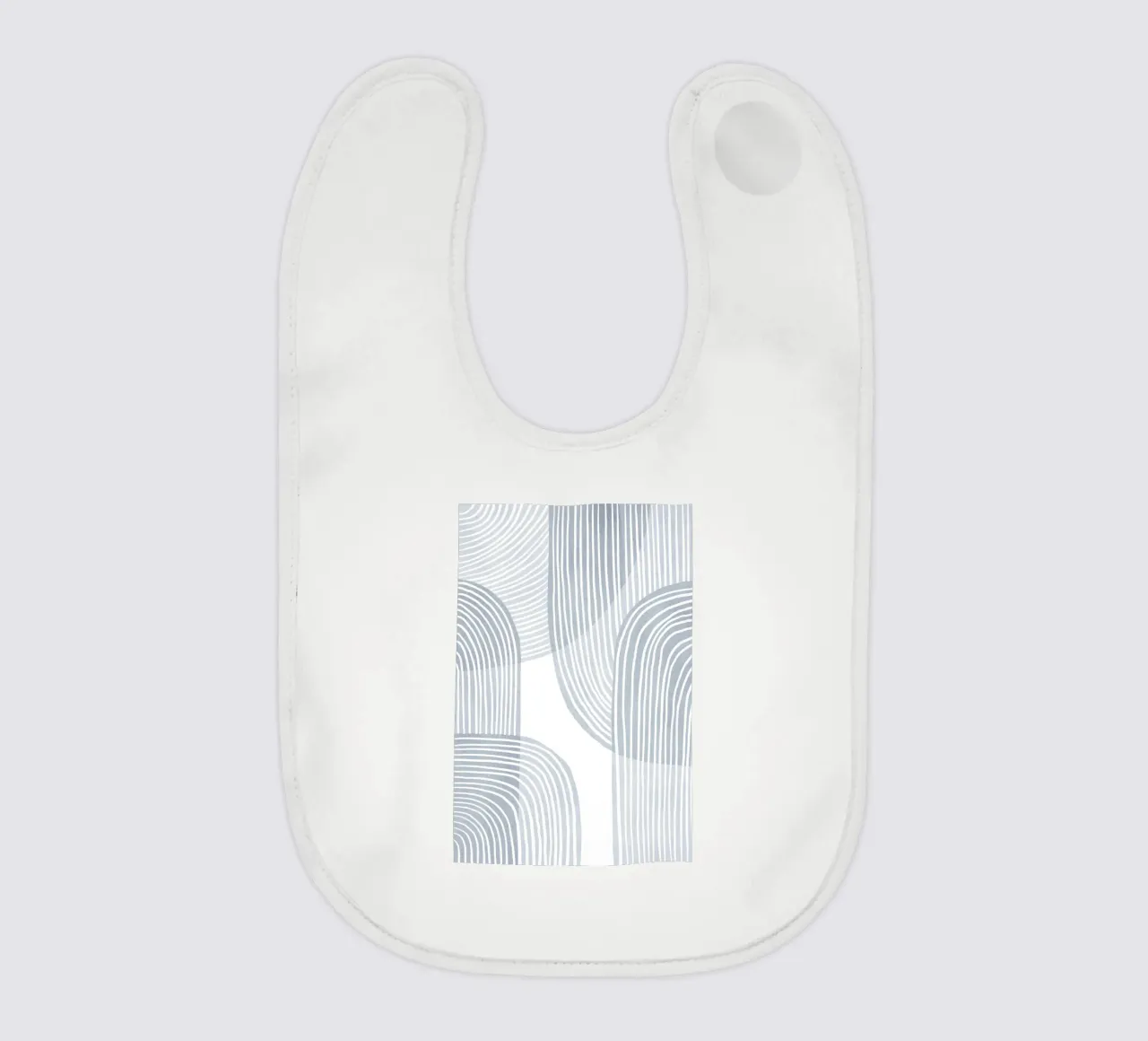 Linee monocromatiche minimaliste bavaglino da Melloi Art Print