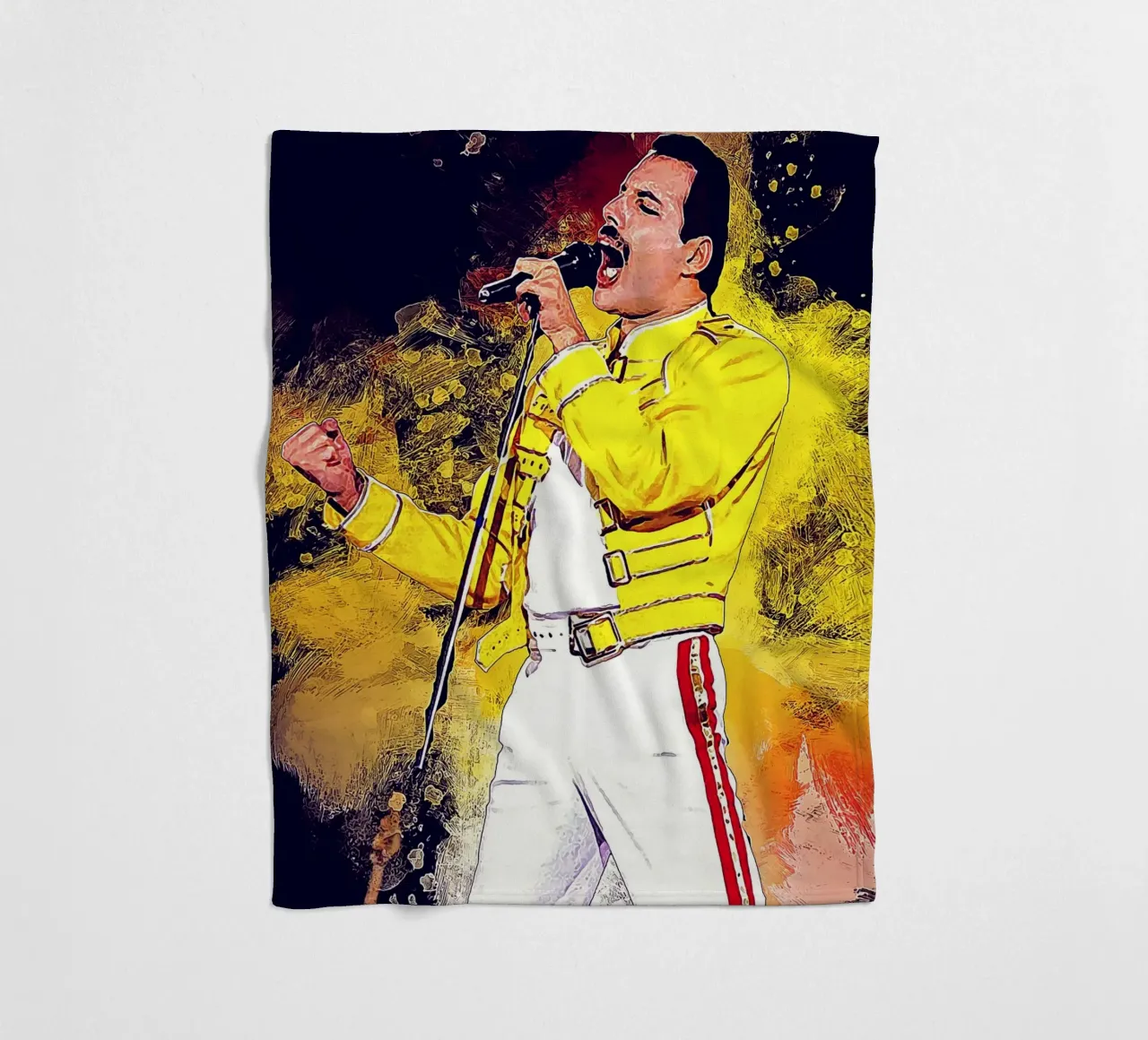 L'histoire de Freddie Mercury plaid polaire de neonartroom