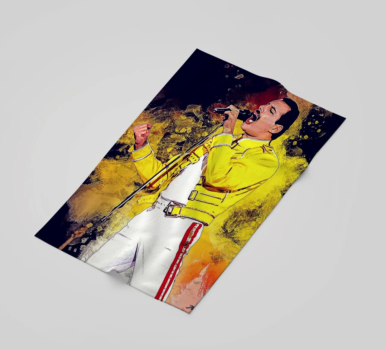 La storia di Freddie Mercury telo mare da neonartroom
