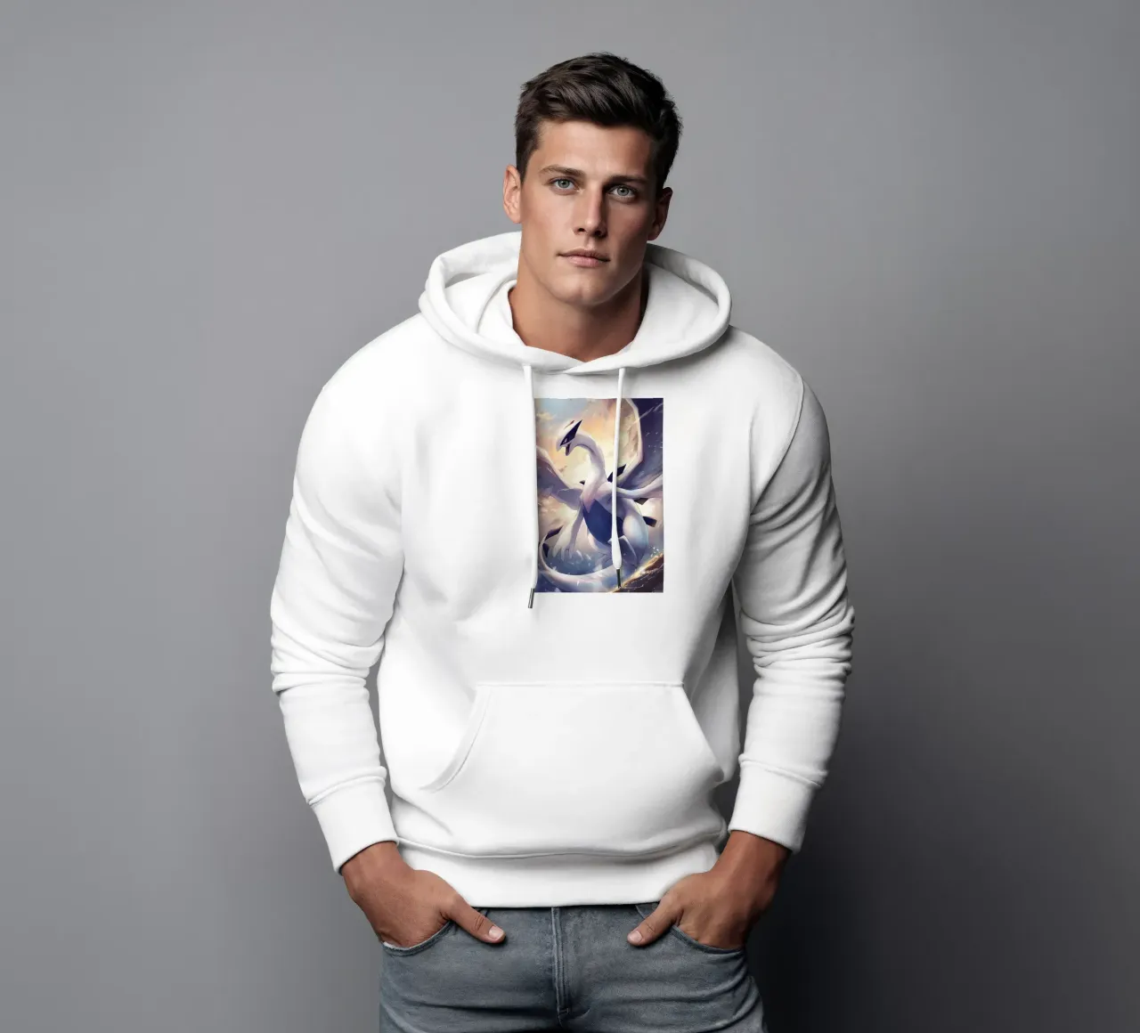 Lugia felpa con cappuccio da CreativeStudio